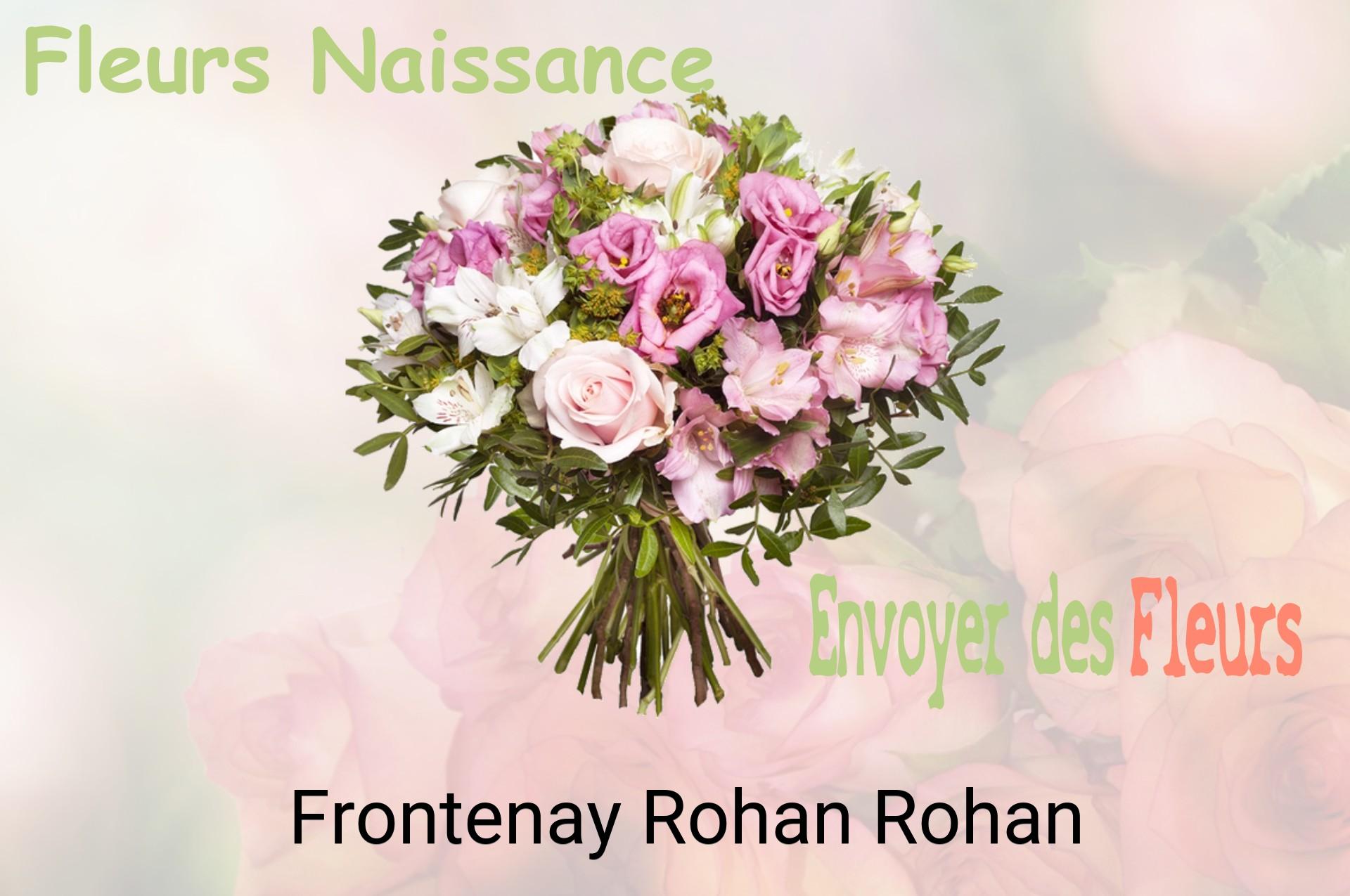 Bouquet de fleurs de naissance livré à Frontenay-Rohan-Rohan