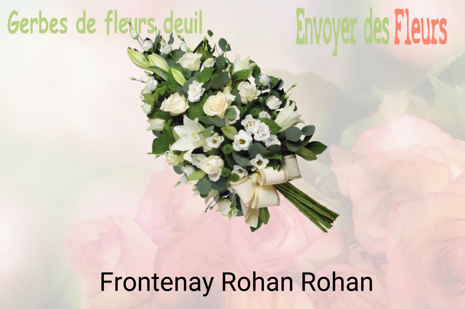 Gerbe de fleurs de deuil livrée à Frontenay-Rohan-Rohan